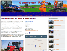 Tablet Screenshot of johnstonplantsales.com